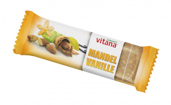 Bio Mandel-Vanille-Fruchtschnitte